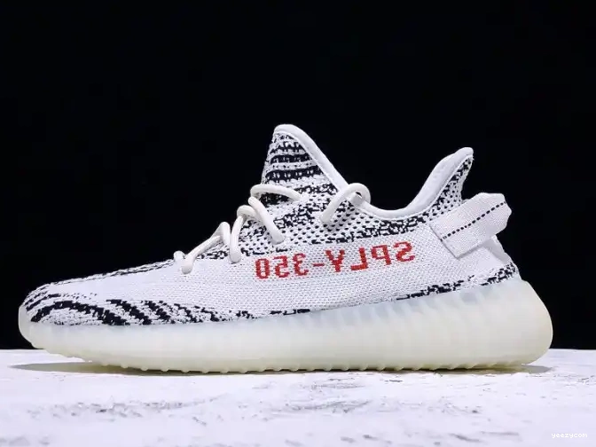 Boost Yeezy White Black Adidas Zebra CP9654 V2 350 0523